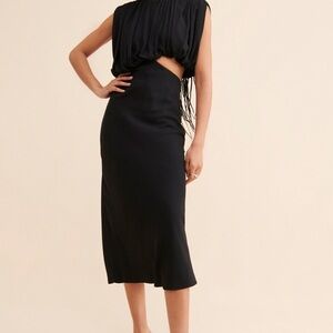 Third Form by Free People Overflow Drape Midi Dress